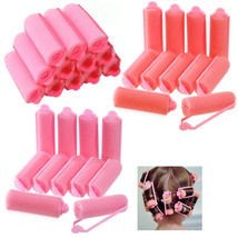 32 Small Foam Hair Rollers Curls Waves Soft Cushion Curlers Care Styling... - $36.99