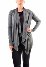 SUNDRY Womens Cardigan Casual Striped Cosy Fit Grey Size S - £29.21 GBP