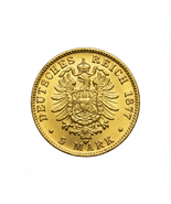 Histórico 1877 Deutsches Reich 5 Mark Eagle Restrike Medalla Numismática - €11,43 EUR
