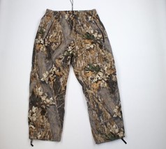 Vintage Cabelas Mens XL Soft Cloth Lined Wide Leg Mossy Oak Camouflage Pants - £70.07 GBP