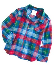 MSRP $20 First Impressions Baby Boys Plaid Flannel Shirt, Size 3-6M - £9.28 GBP