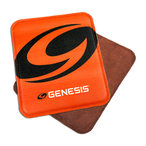 Genesis Pure Pad Grafix Orange G Logo, Bowling Ball Wipe - $19.95