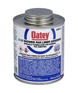 Oatey 30812 X-15 PVC Solvent with Dauber, 16-Ounce, White - $432.21 MXN