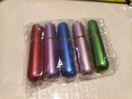 Set of 5 Aluminum Blank Essential Oil Aromatherapy Nasal Inhaler Aromast... - $16.66