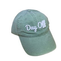 Time and Tru Hat Womens Sage Green DAY OFF Cap Camo Inside Adjustable  NWT - $10.50