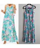 Lilly Pulitzer Luliana Maxi Dress STYLE#: 005715 Size M One in a Melon - $161.70
