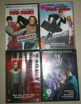 4 Jim Carrey Comedy Dvd&#39;s - Dumb &amp; Dumber, Cable Guy, Man On The Moon, DICK/JANE - £14.14 GBP
