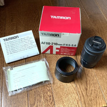 Tamron AF Zoom Lens For Minolta Manual Original Box 178DM 80-210mm f/4.5... - $24.49