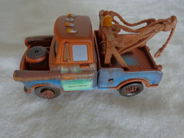 Brown Mater Tow Truck without Side Mirrors Disney Pixar #1669 EAB (#2708/17) - £9.58 GBP