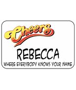 CHEERS REBECCA NAME BADGE HALLOWEEN COSTUME PIN BACK COSPLAY PROP - €13,09 EUR CHEERS REBECCA NAME BADGE HALLOWEEN COSTUME PIN BACK COSPLAY PROP - €13,09 EUR