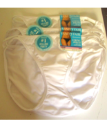 3 Vanity Fair Illumination String Bikini Style 18108 Size 6 White - $20.74