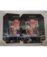 (2 Ct) Arteza DIY Foldable 6x6&quot; Canvas Coloring Frame, Portrait - 30 Sheets - $697.22 MXN