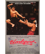 Bloodsport Signed Movie Poster - £142.09 GBP