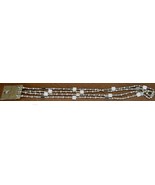 Donner &amp; Blitzen Gilded Glamour Bead Garland - Silver - BRAND NEW WITH TAGS - €7,62 EUR