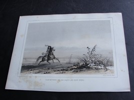 1850&#39;s Tinted Lithograph: Plain between the San Joaquin and Kings Rivers, Califo - £26.28 GBP