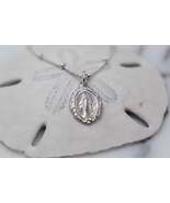 Intricate Miraculous medal necklace-Silver - €84,73 EUR+