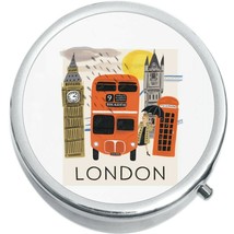 London Medicine Vitamin Compact Pill Box - $11.76