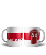 FOOTBALL MUG WITH THE POSSIBILITY OF PERSONALIZATION IDEAL GIFT THE REDS - $22.21 CAD