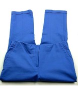 Chicos Womens So Slimming Straight Leg Dress Pants Size 8 Solid Blue - $24.26