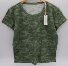 Vineyard Vines Women&#39;s Small Camo Sage Olive Green Surftee Shirt Tee Cot... - $24.75