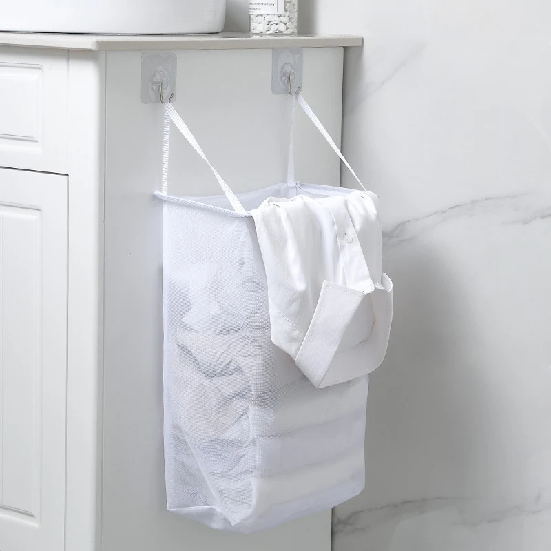 House Home Portable Wall Hanging Laundry Basket Hamper Underwear Socks Barrel Bu - £19.65 GBP