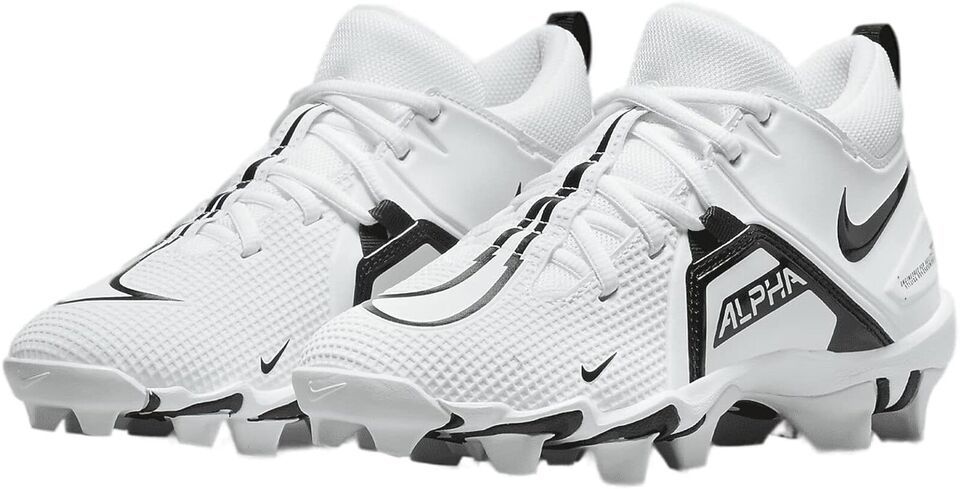 Primary image for new youth 4.5 nike alpha menace shark 3 mid molded football/lacrosse cleats