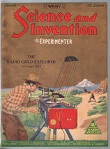 Science &amp; Invention 3/1925-Gernsback-Ben-Hur-Ray Cummings-Dunninger-FN- - £228.24 GBP