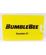 Transformers Bumblebee The Movie 2018 Promo Luggage Tag Yellow Promotion... - £7.38 GBP