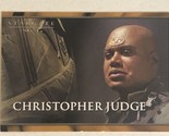 Stargate SG1 Trading Card Richard Dean Anderson #72 Christopher Judge - $1.97