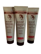 NEW 3 SoftSheen Carson Sta-Sof-Fro Rub On Hair Scalp Conditioner Extra Dry 5 oz - £66.48 GBP
