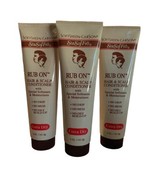 NEW 3 SoftSheen Carson Sta-Sof-Fro Rub On Hair Scalp Conditioner Extra D... - £65.89 GBP