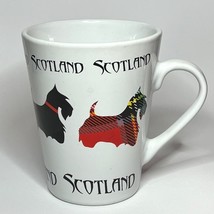 Scottie Dog White Porcelain Mug Scotland - $184.52 MXN