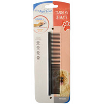 Four Paws Magic Coat Stainless Steel Pet Comb - Coarse &amp; Fine Teeth for ... - £7.94 GBP