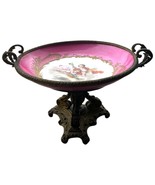 Antique 19th Century French Bronze Mounted Porcelain Centerpiece Bowl Ch... - $545.17 CAD