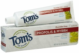 Tom&#39;s of Maine Antiplaque with Propolis &amp; Myrrh Paste - 5.5 oz - Fennel - £12.25 GBP