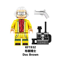 2 movie series back to the future marty mc fly doc brown building blocks action figures thumb200
