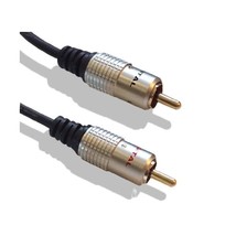 Cable Mountain 10m High Quality Gold Plated 2x Phono to 2x Phono RCA Cable  - £33.62 GBP