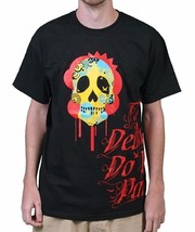 Raza Til Death do Us Part Sugar Skull Día de Muertos Day of Dead T-Shirt - £24.64 GBP