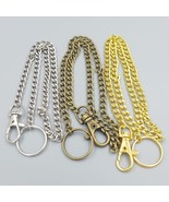 2 PCS 18&quot; Pocket Chain Keyring Snap Swivel Clasps Clips Chain for money ... - £4.35 GBP