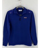 VIneyard Vines Royal Blue Quarter Zip Womens Sweater Size XS Pullover Sw... - €34,38 EUR
