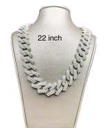 22 inch Miami Cuban Link Chain Necklace for Men and Women - $49.00