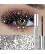 1 PC Diamond Mascara Shining Galaxy Sequins Sweat Proof Glitter Eyelashes - $2.26+