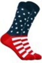PATRIOTIC SOCKS Red White Blue Men’s Size 10-13 1 Pair/Pk, SELECT: Design - $2.99