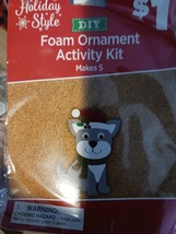 5 Pack Dog  Ornament Activity Kits DIY Gift Tags Makes 5 Total Christmas - $10.89