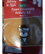 5 Pack Dog  Ornament Activity Kits DIY Gift Tags Makes 5 Total Christmas - $10.89