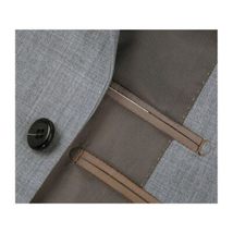 Men Renoir Suit Super 140 Soft Wool 2Button 2Vents Classic Fit 508-5 Lt Gray image 8