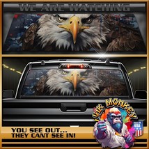 American Bald Eagle Truck Back Window Graphics - We Are Watching - £44.19 GBP+