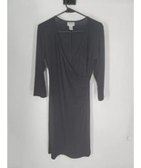 Chico&#39;s Travelers Little Black Dress Size 1/Medium 3/4 Sleeve - £13.76 GBP