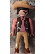 Rare Vintage Playmobil Sheriff W/ Cowboy Hat From Blister Pack - £11.75 GBP