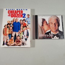 Steve Martin Cd and DVD Lot Cheaper By The Dozen 2 DVD and Father of Bride CD - £9.94 GBP